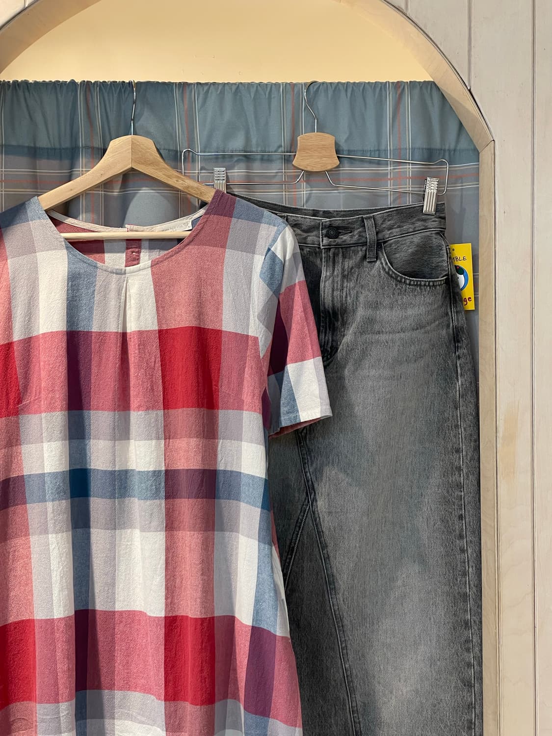 유니클로 그레이데님 스커트 상품이미지2