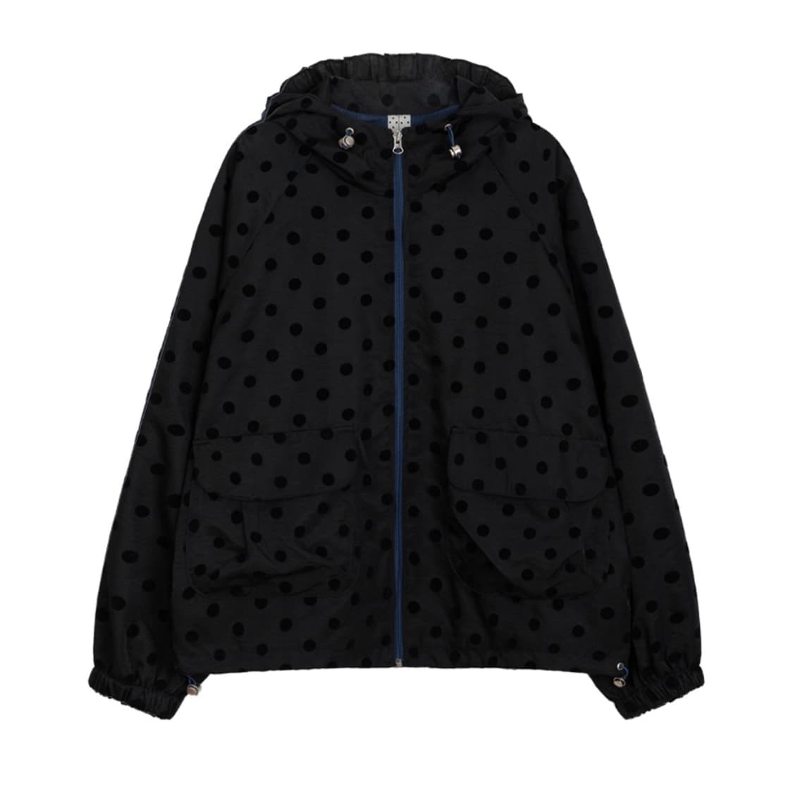 오헤시오 dot frill hooded windbreaker jumper 상품이미지1