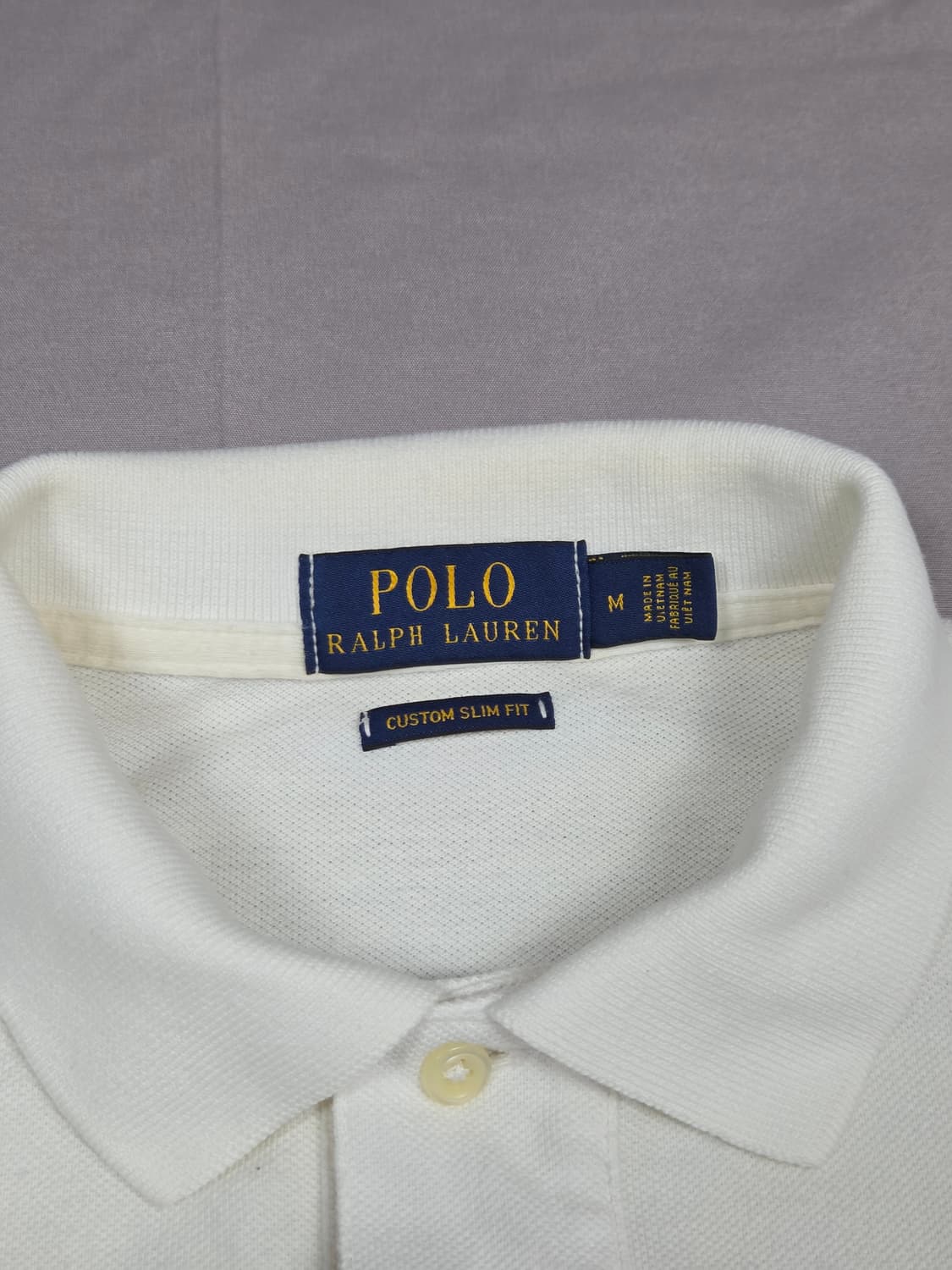 [폴로 랄프로렌] 커스텀 슬림 핏 포니 반팔 카라티 | S00090 상품이미지3