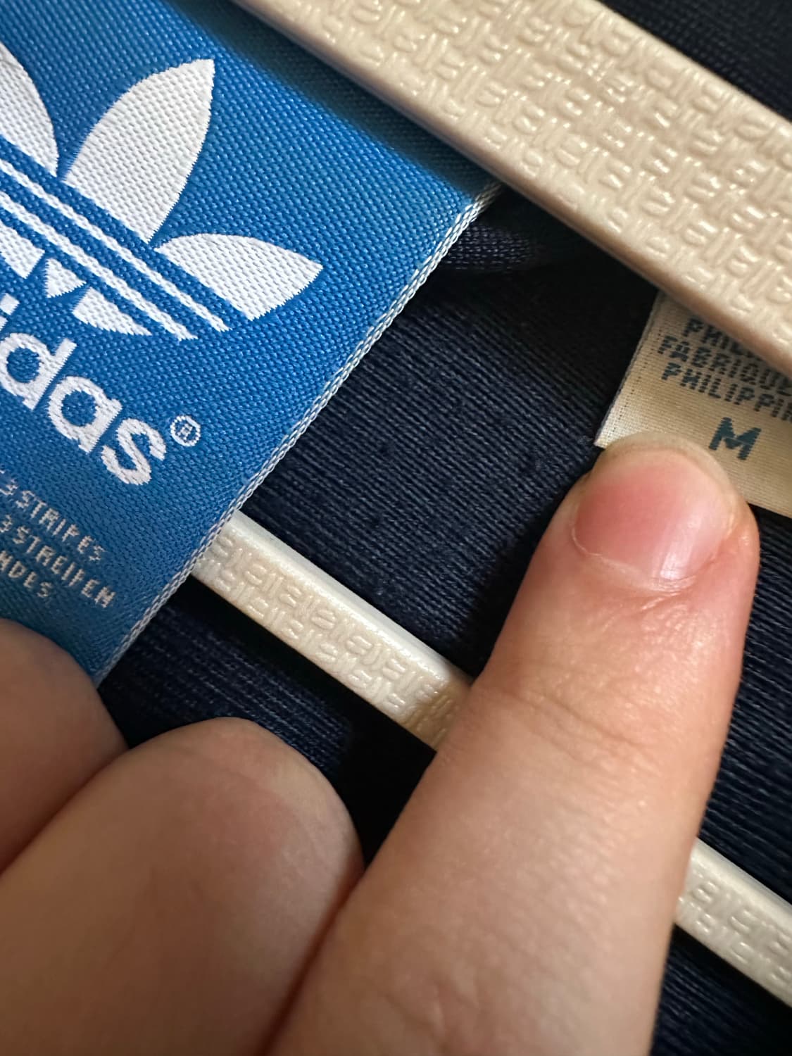 아디다스져지 아디다스 파이어버드 네이비 불꽃져지 트랙탑 엠사이즈 상품이미지4