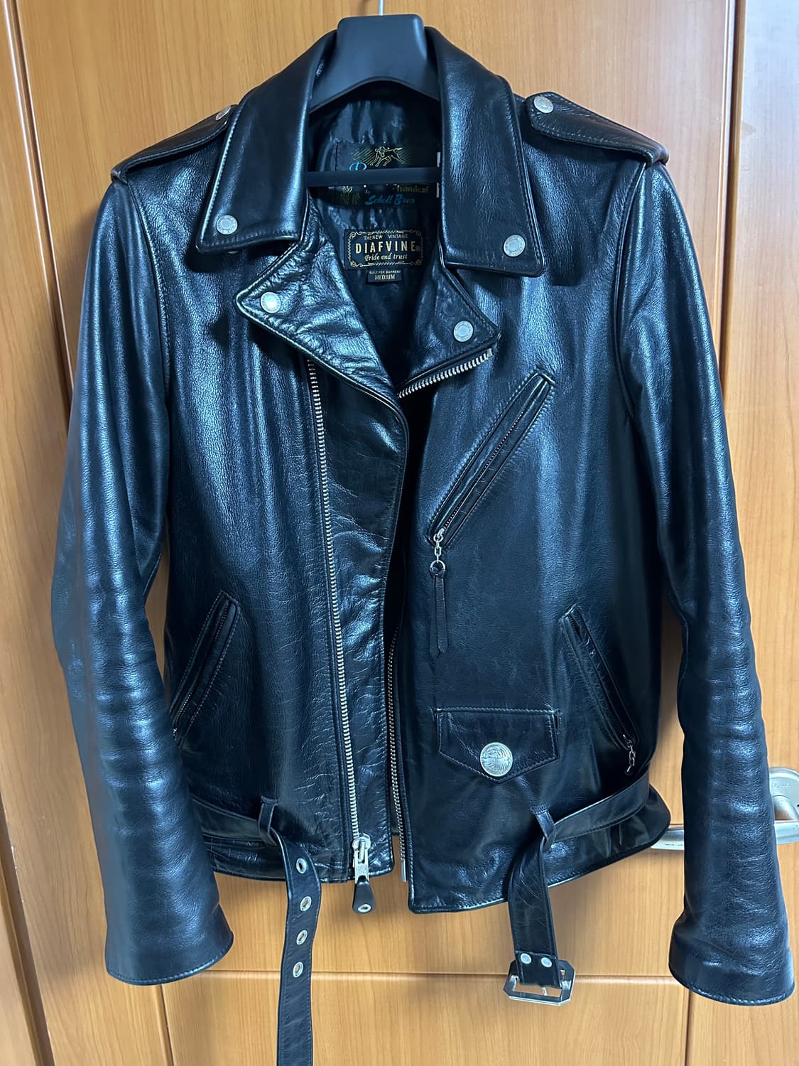 Schott nyc perfect  DIAFVINE 콜라보 613RL 상품이미지2