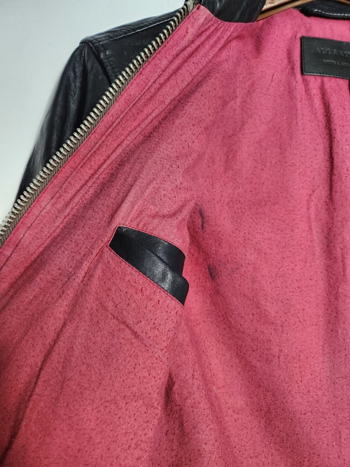 올쎄인츠 램스킨 레더 자켓 상품이미지5