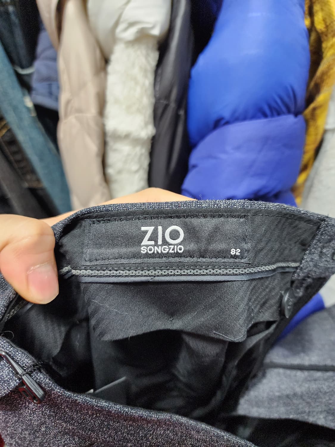 (새상품) 지오송지오 자켓1, 바지2개 그레이 정장셋업 상품이미지9