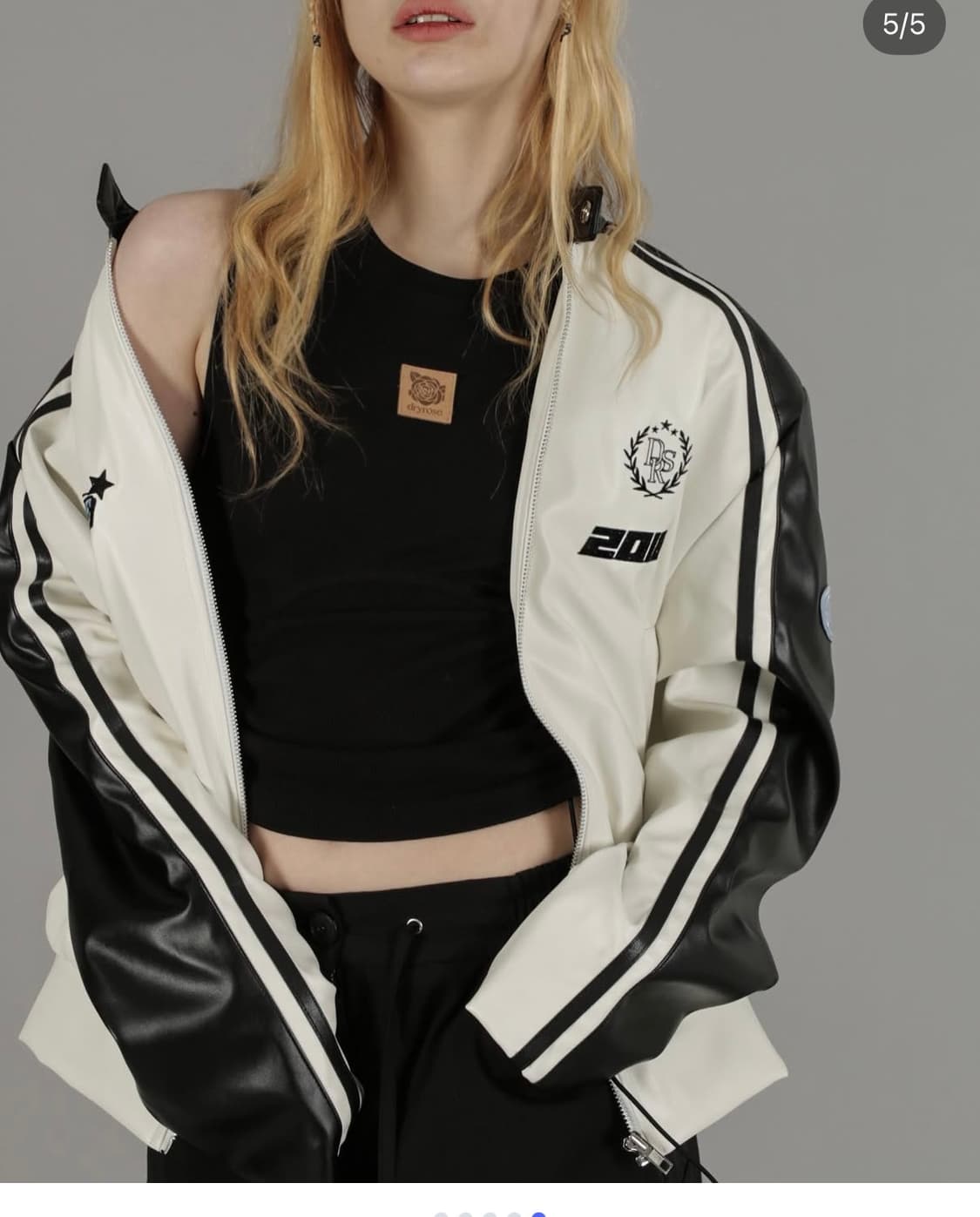 DRYROSE 드라이로즈 라인 시그니처 라이더 자켓 상품이미지5