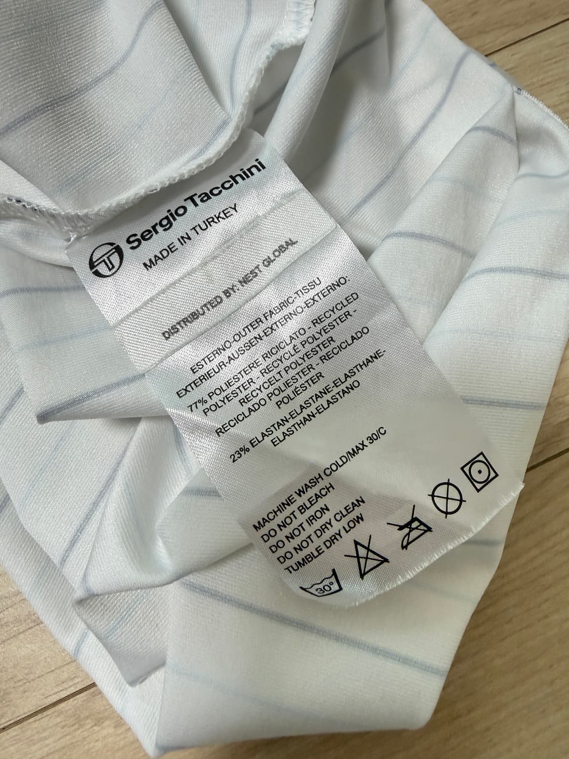 세르지오 타키니 스트라이프 테니스 원피스 S 상품이미지5