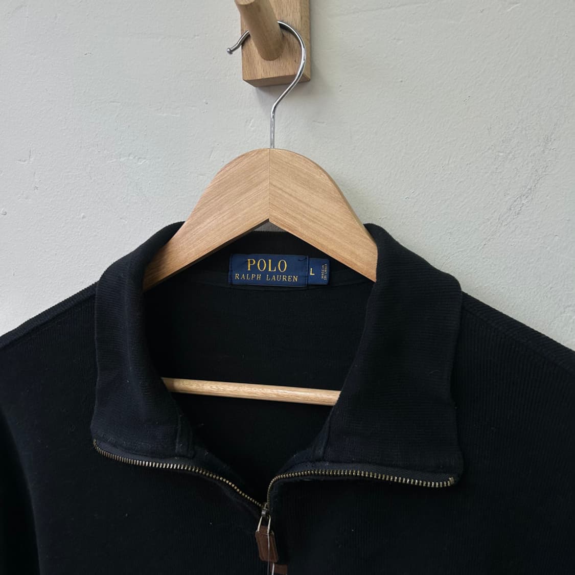 16281 - 폴로 랄프로렌 블랙 반집업 니트 상품이미지3
