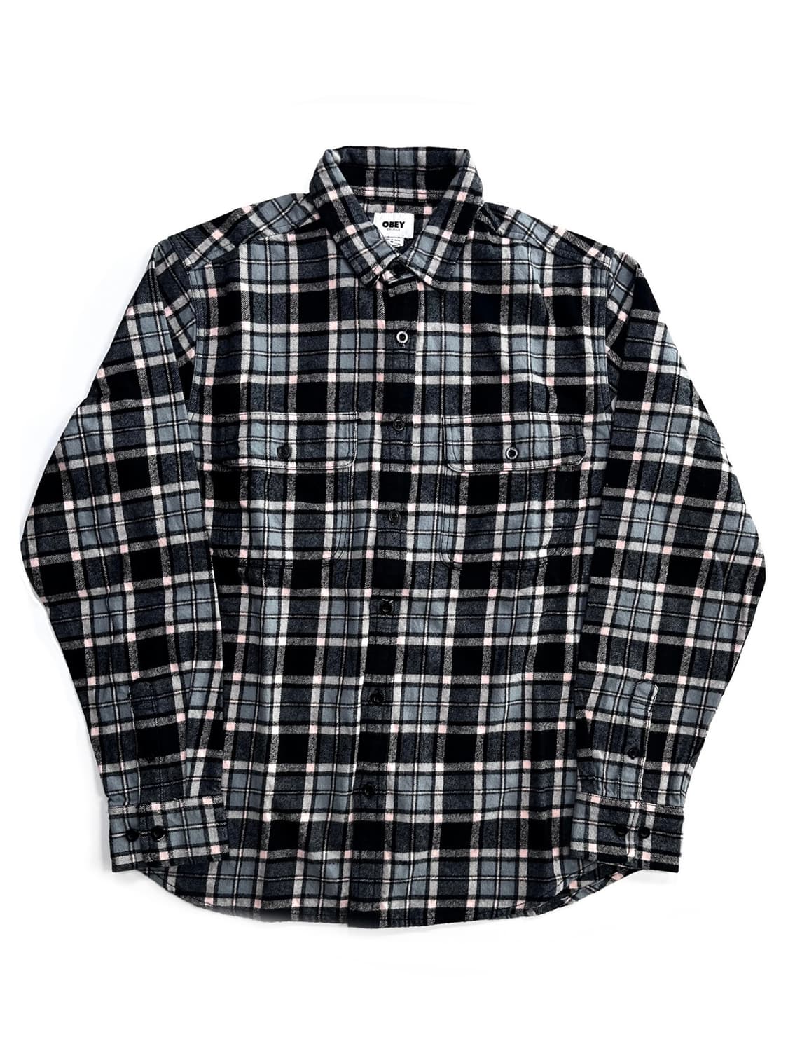 오베이 디비전 우븐 체크 셔츠 상품이미지1