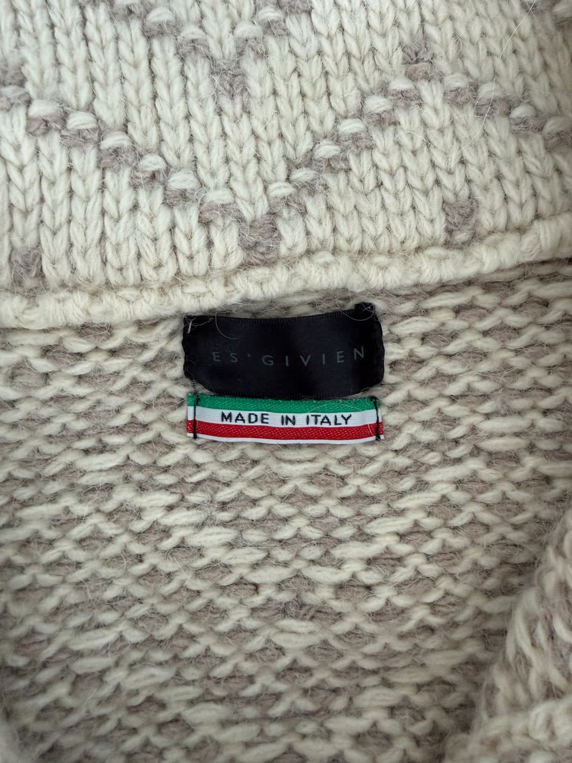 ES' GIVIEN 울&알파카 가디건(ITALY) 상품이미지6