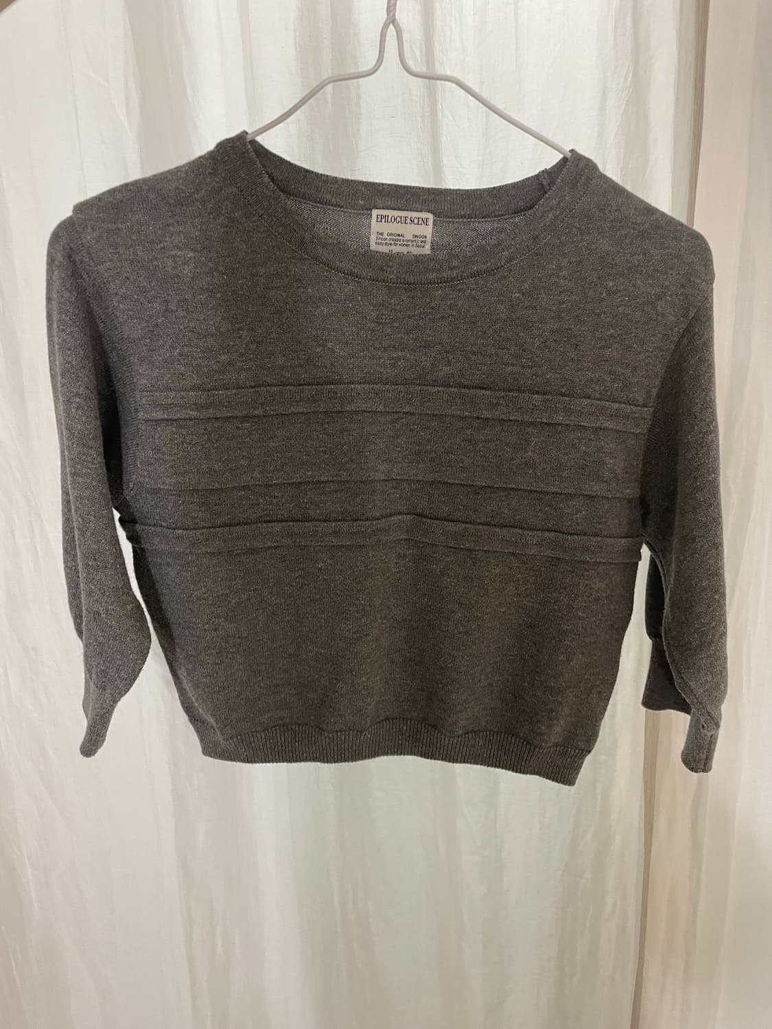 미우미우st 시눈 그레이 니트  상품이미지1