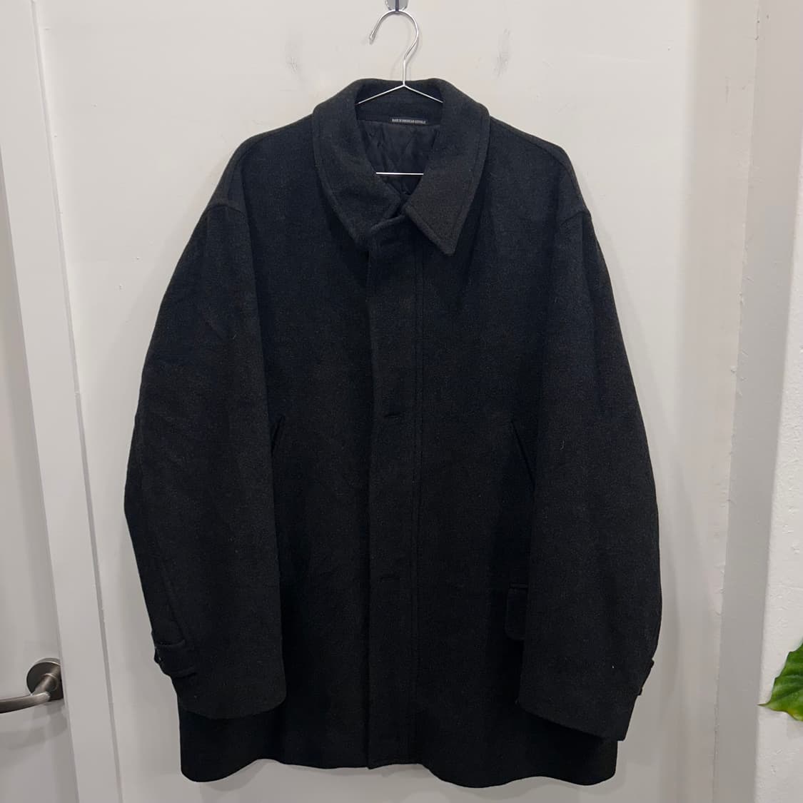 런던포그 울 헤링본 카라 집업 누빔 코트 상품이미지2