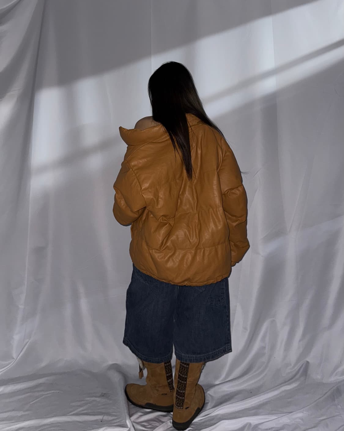 GU 레더 패딩 상품이미지7