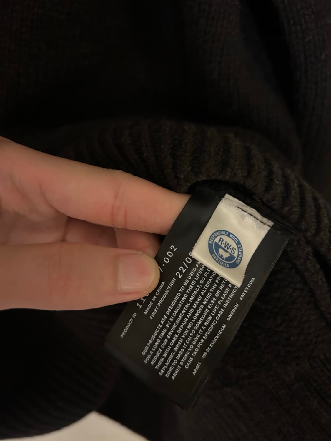 아르켓 브이넥 니트 브라운 상품이미지3