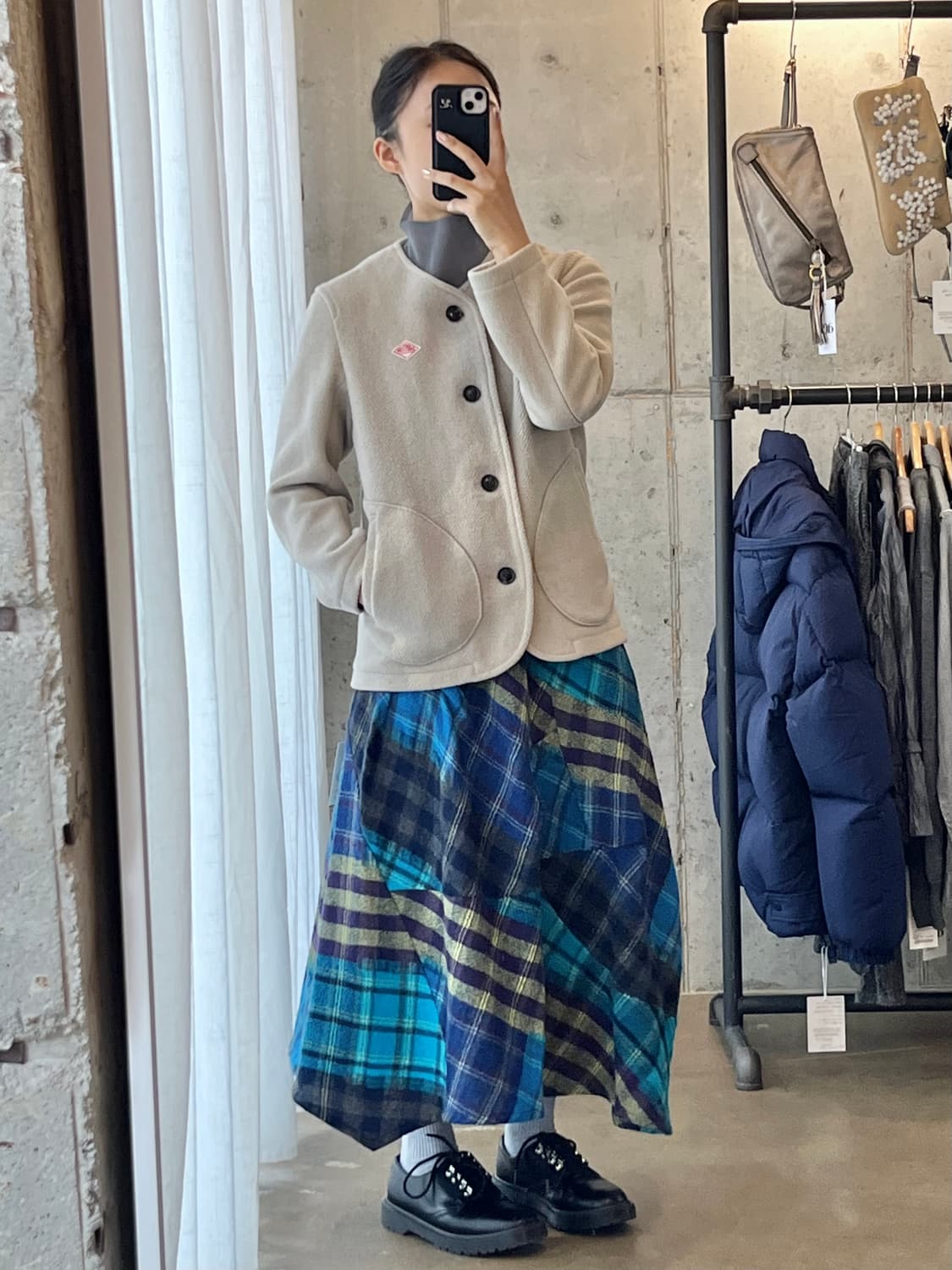 DANTON 단톤 노카라 울 자켓 상품이미지4