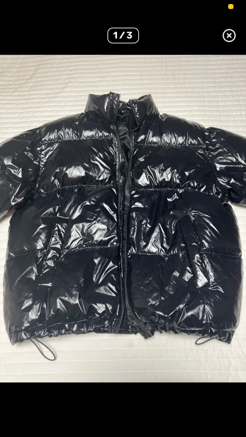 오텀 유광 크롭 패딩 상품이미지4