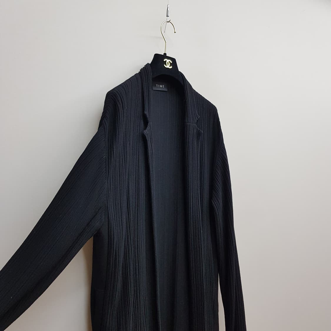 한섬 타임옴므 2021 플리츠 오픈 가디건 자켓 95사이즈 상품이미지3