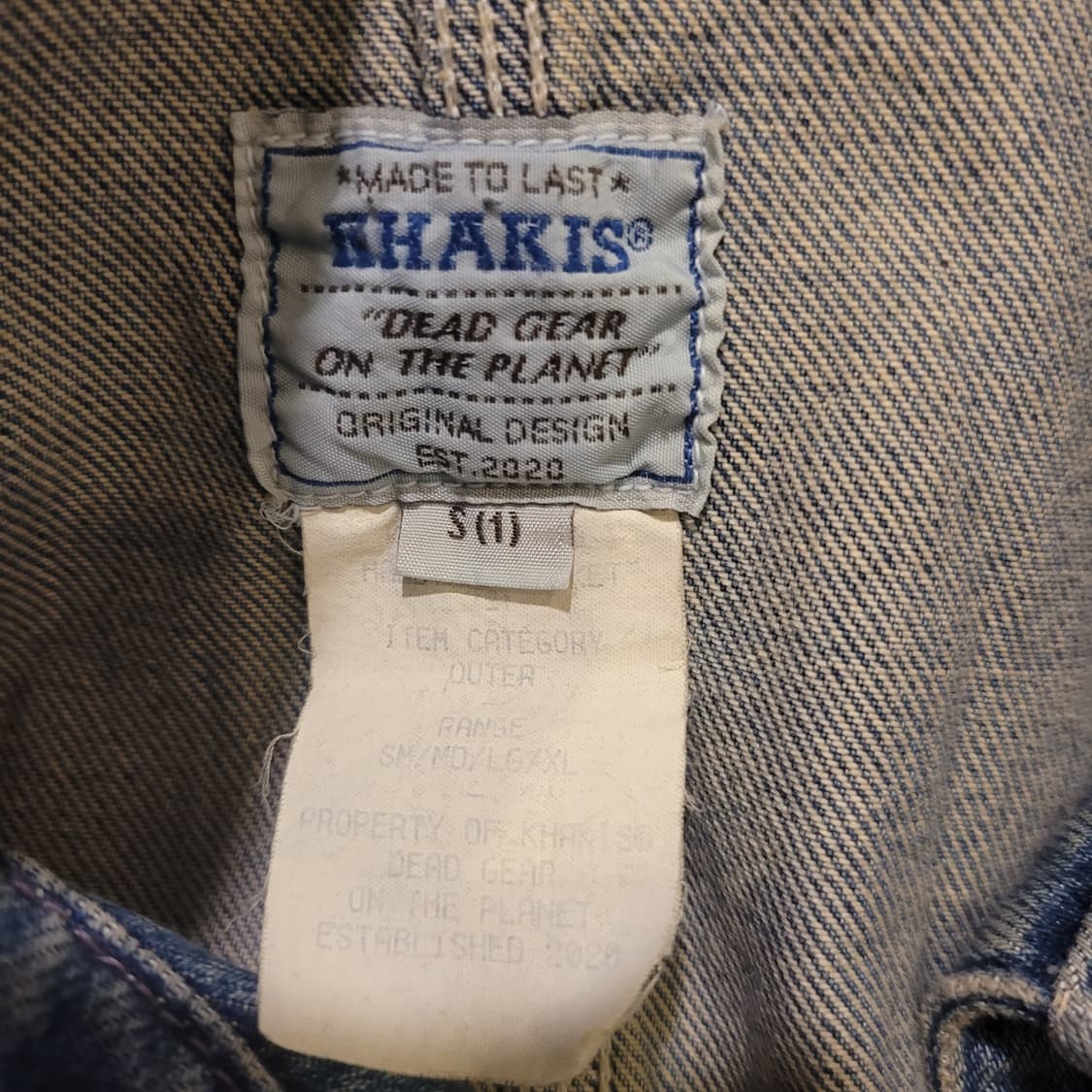 카키스 (KHAKIS) 데님 자켓 1 상품이미지6