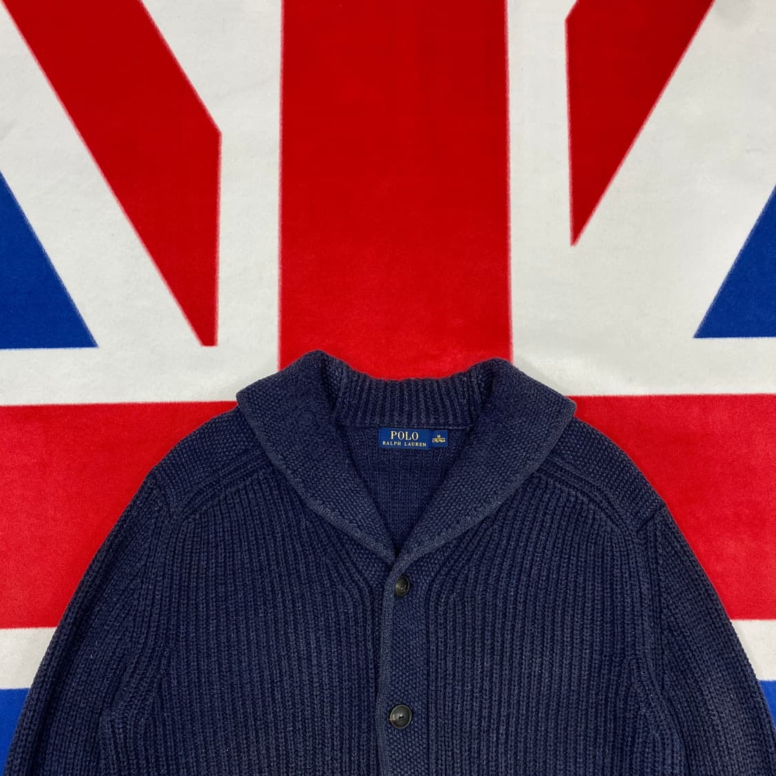 폴로 숄카라 가디건 M  상품이미지3