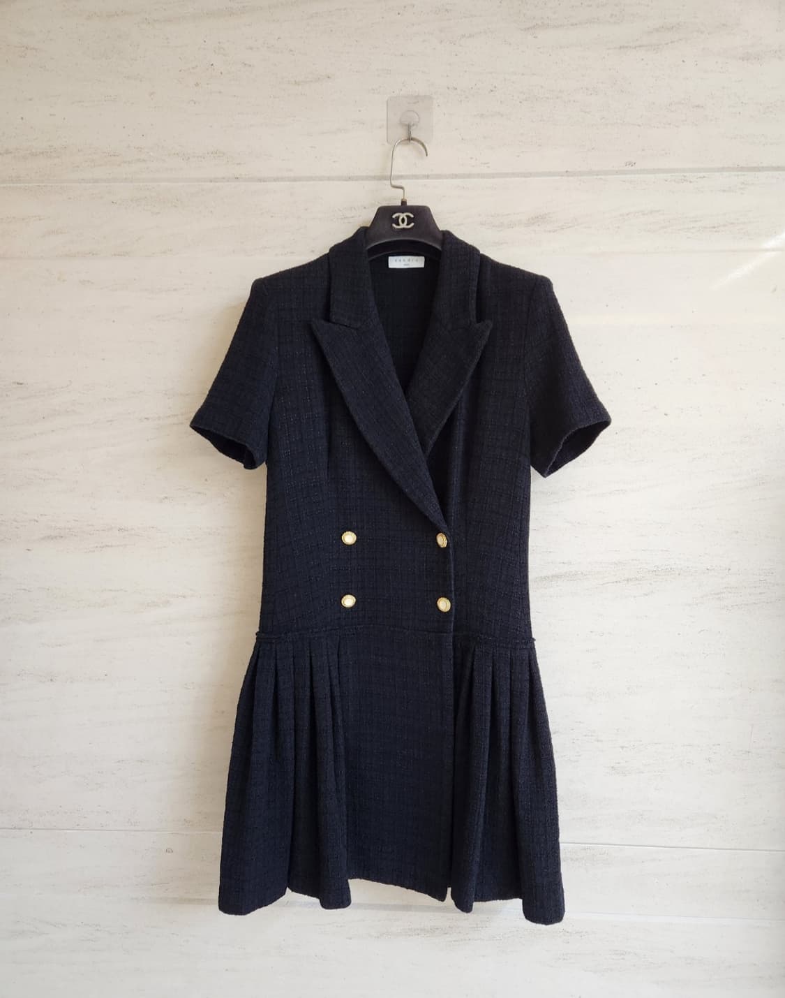 산드로 트위드 플리츠 원피스 38사이즈 상품이미지8