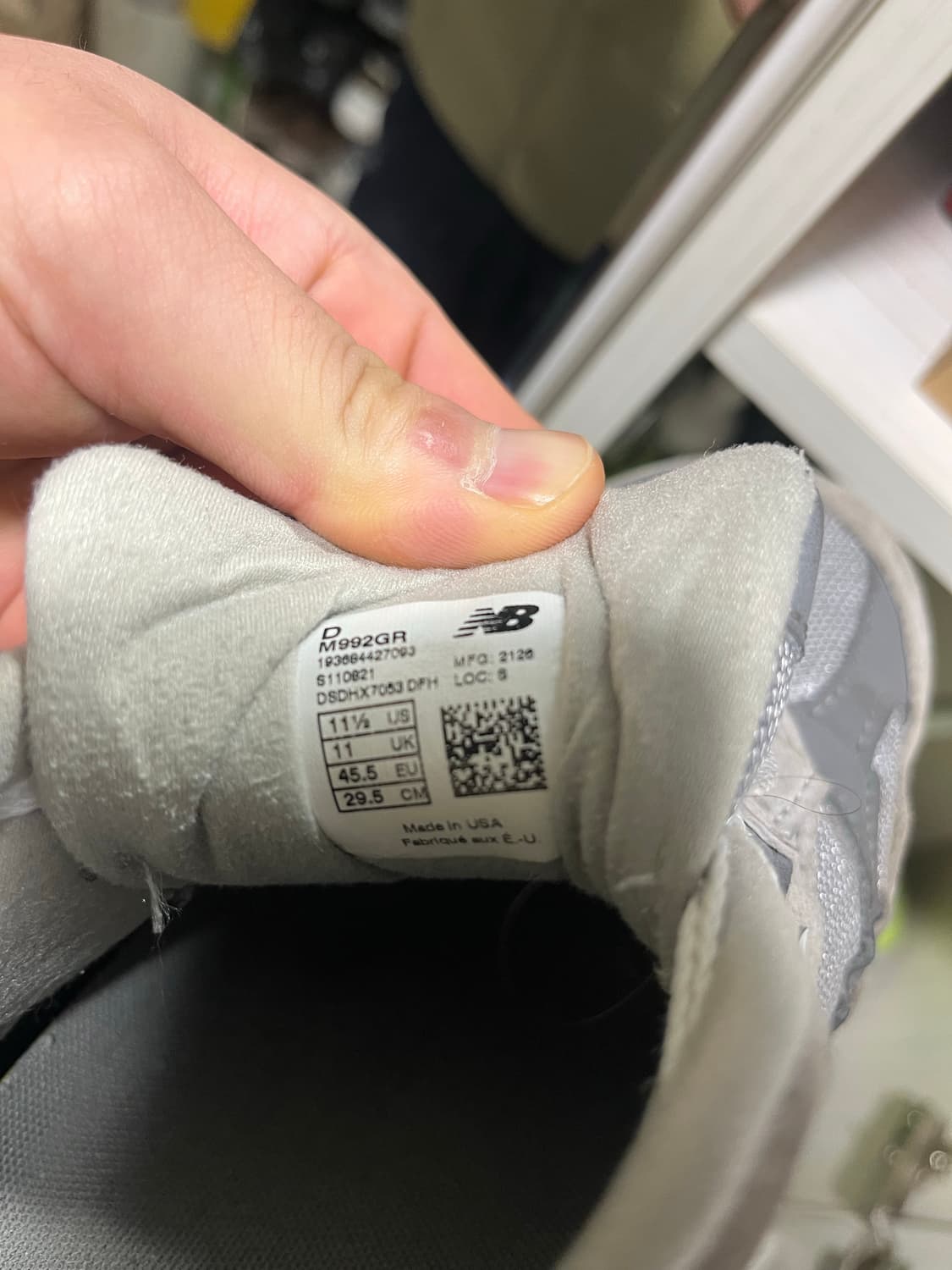 뉴발 992 295size 상품이미지3