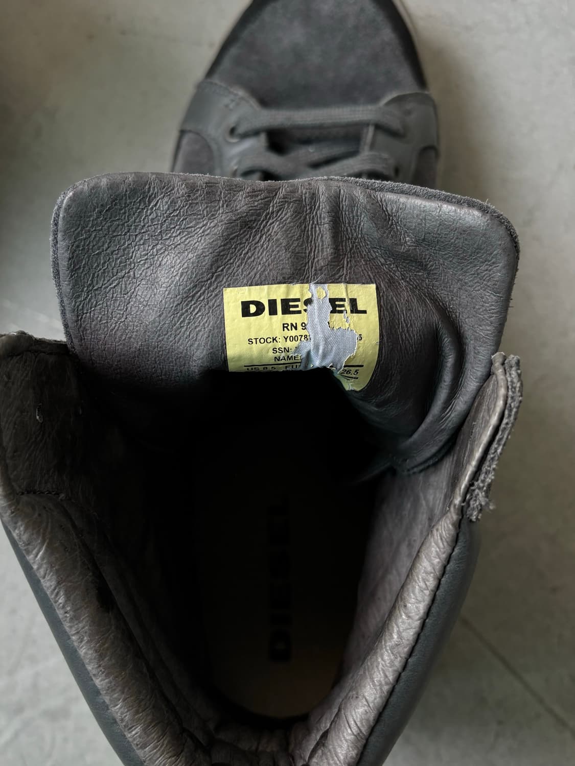 디젤 하이탑 스니커즈 상품이미지8