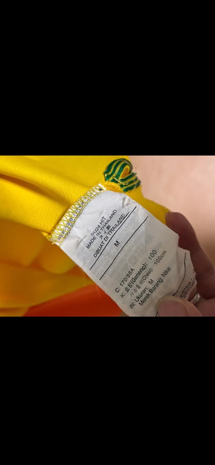 브라질 1998 홈 리이슈 M 상품이미지8