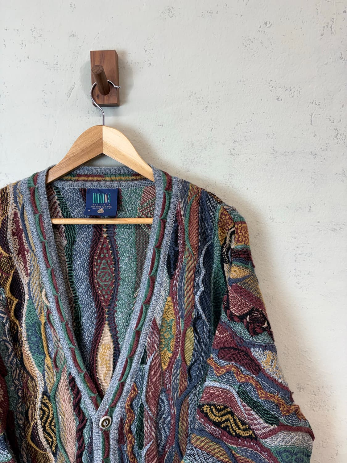 limnos 림노스 빈티지 케이블 니트 가디건 상품이미지3