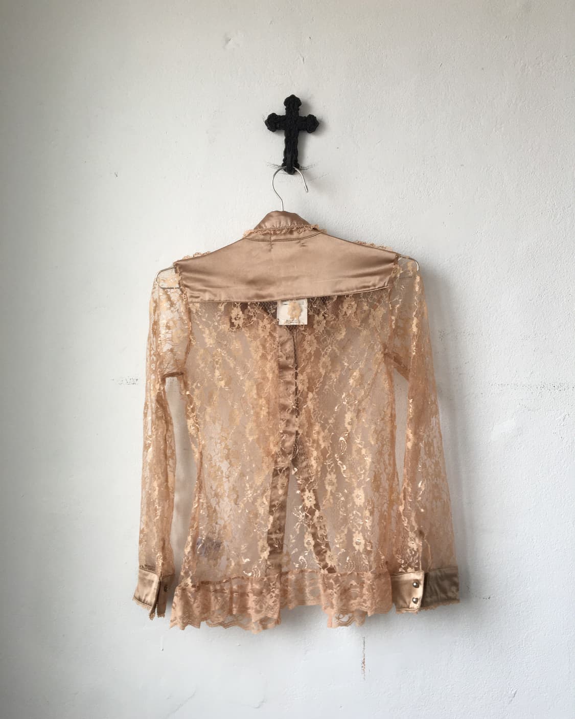 Lace see through shirt 상품이미지3