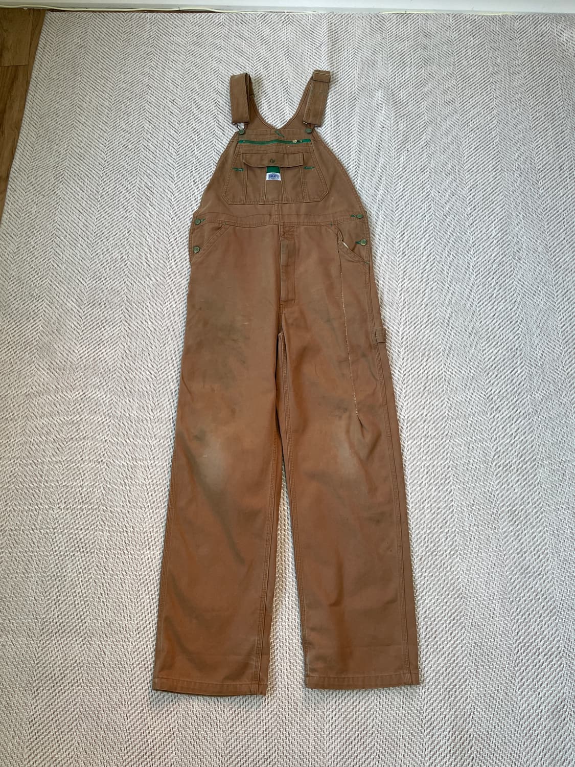 아메리칸 빈티지 덕 캔버스 오버롤 팬츠  J03329 상품이미지1