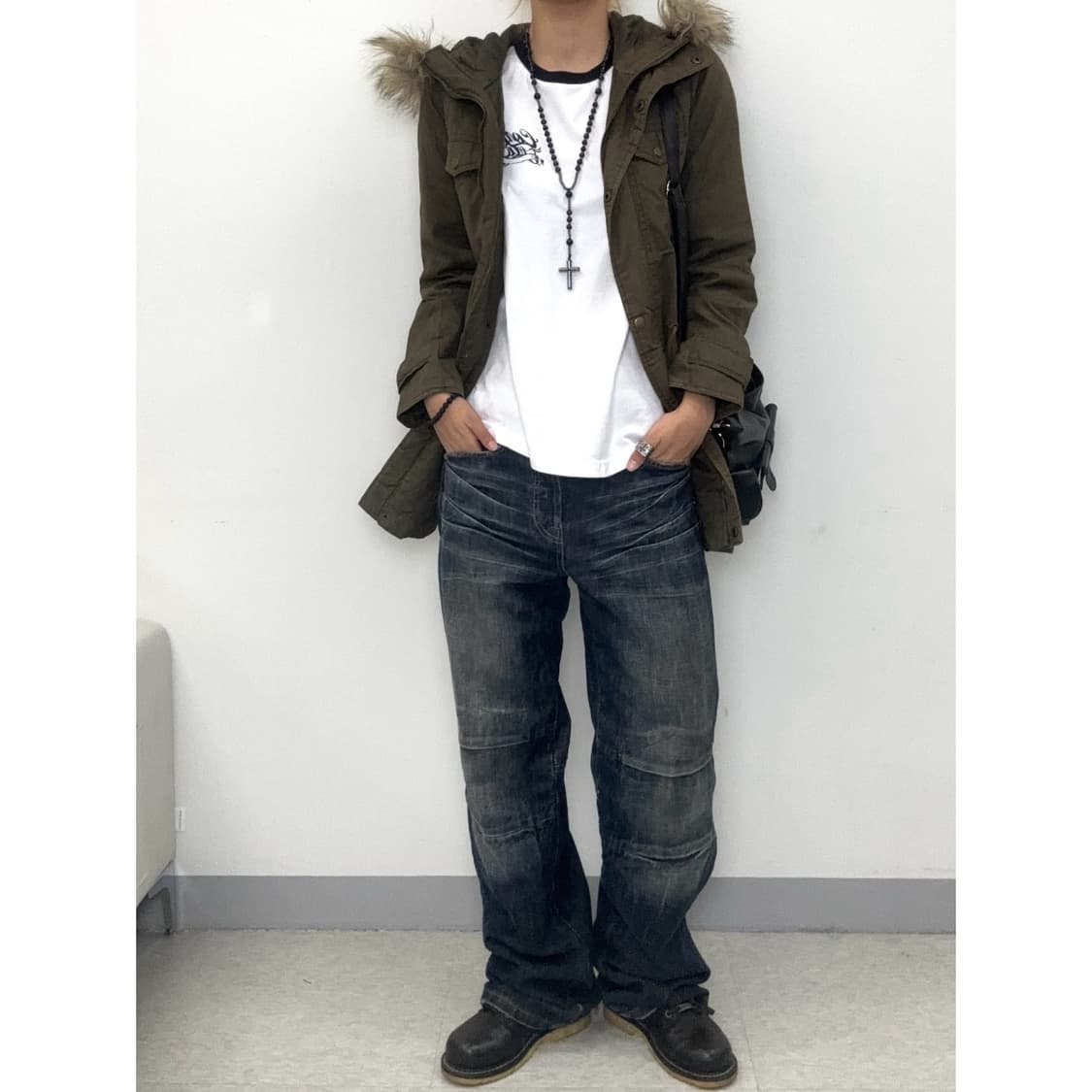 빈티지 펑크 락시크 y2k 나그랑 롱슬리브 상품이미지4