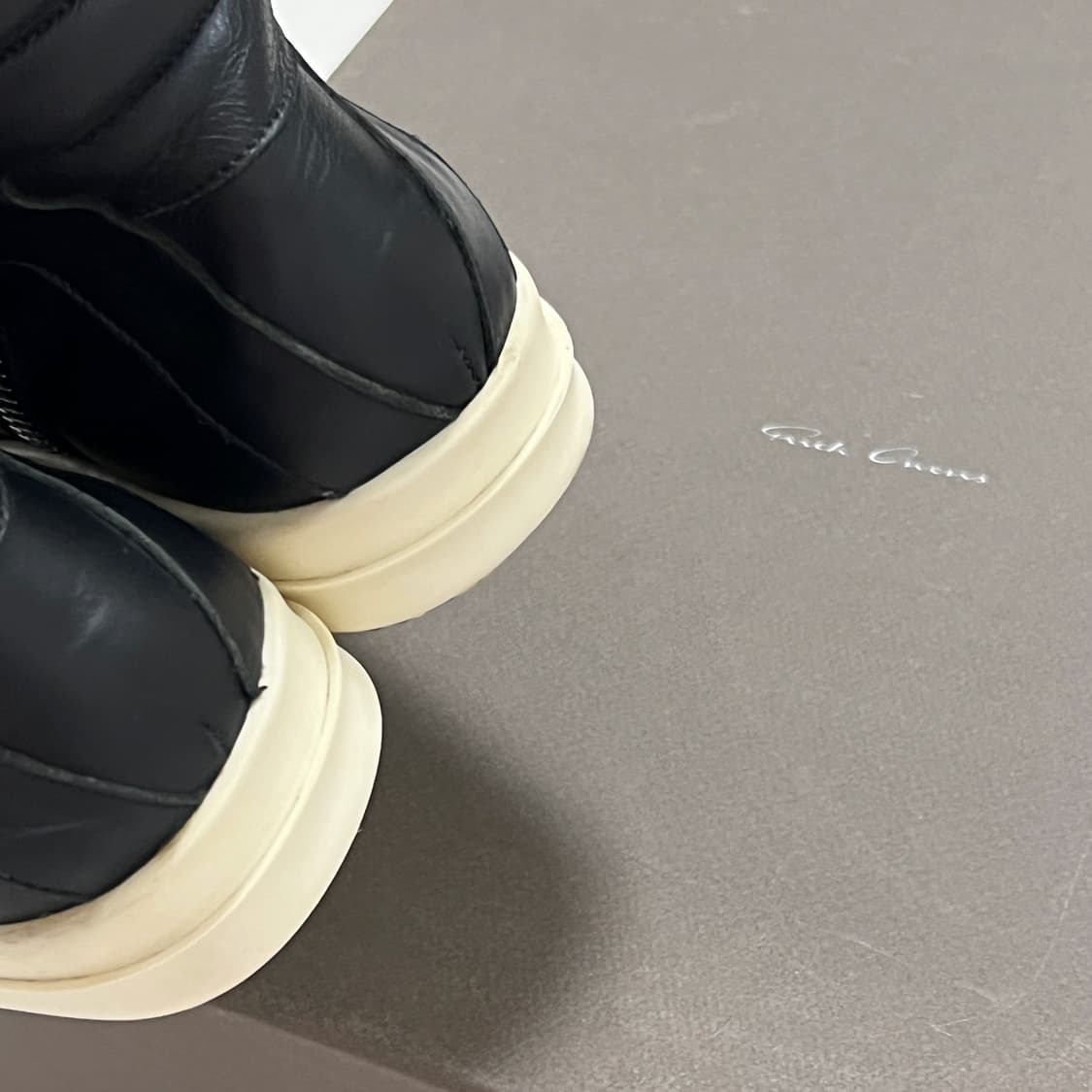 릭오웬스 15SS 지오바스켓 모노크롬 LPO 검검흰 상품이미지7