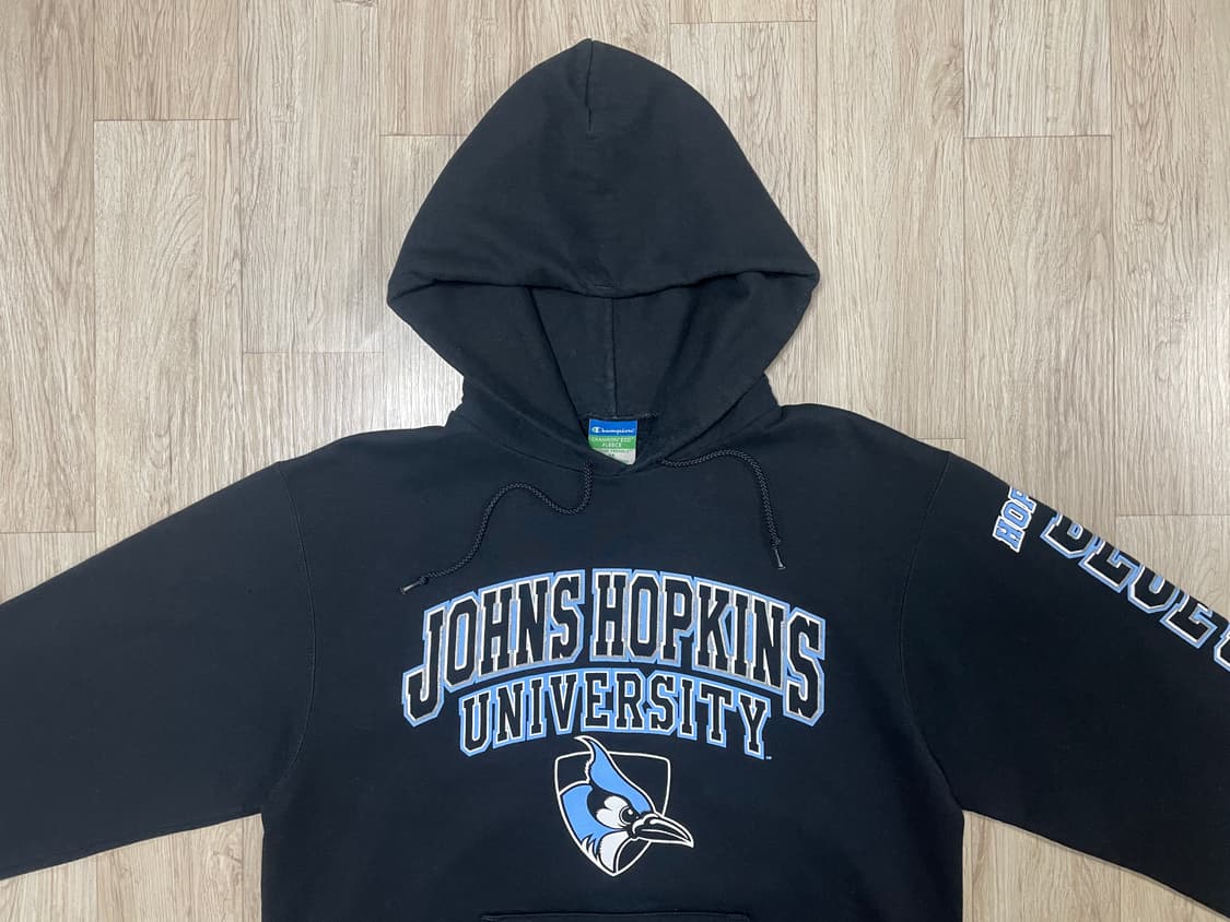 100) 90's 챔피온 미대학 존스홉킨스 후드티 상품이미지1