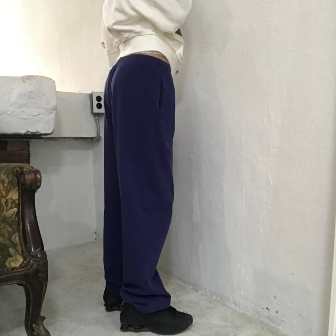 발렌시아가 와이드 로고 트레이닝 팬츠 상품이미지4