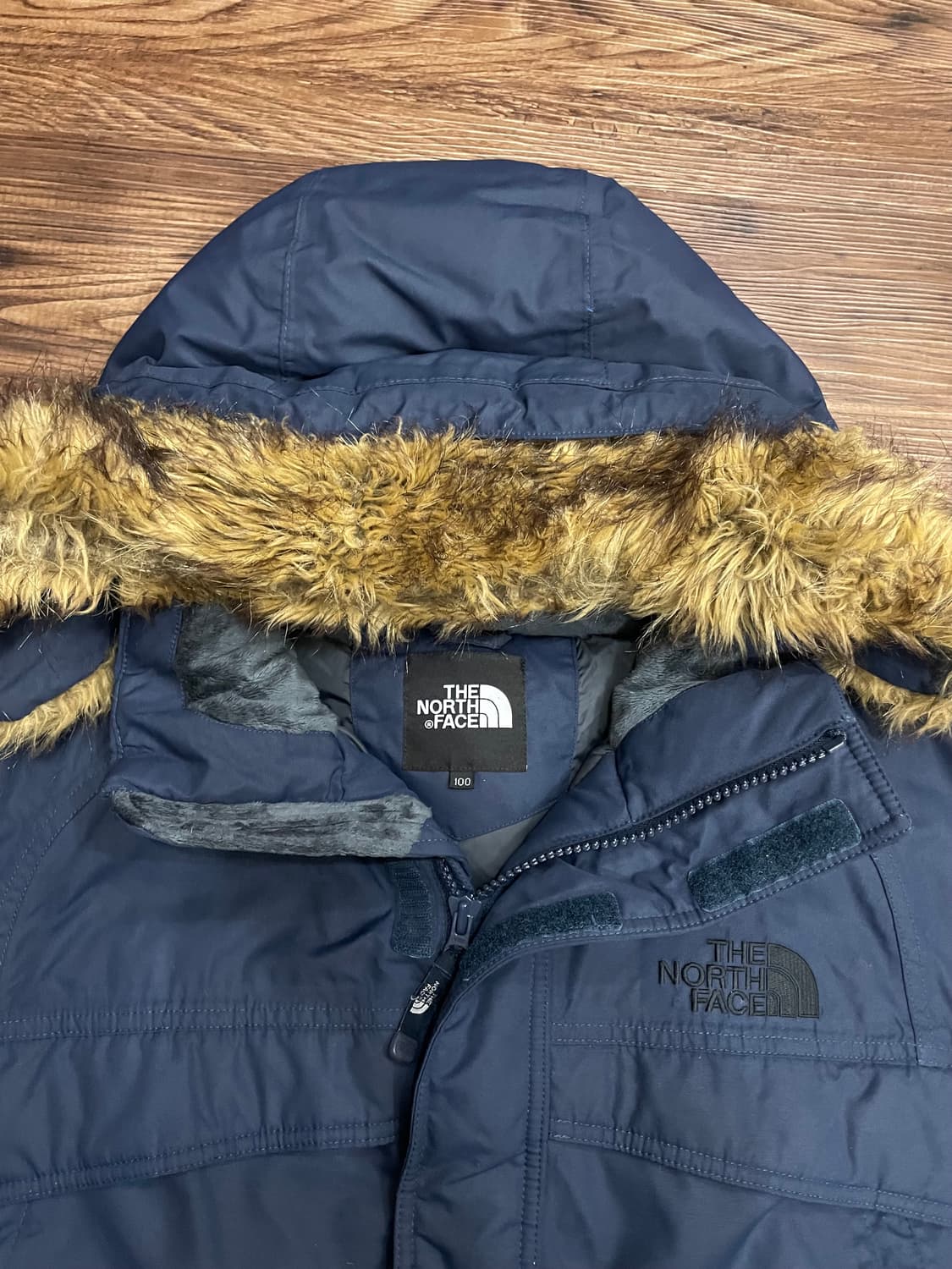 노스페이스 하이벤트 구스다운 패딩 파카 네이비 상품이미지6