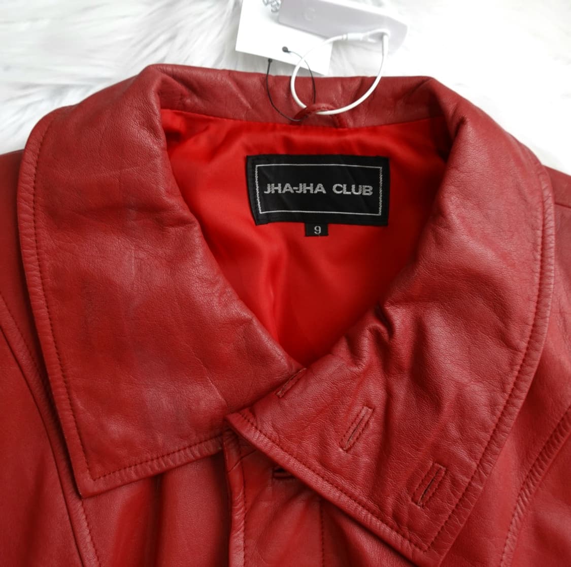 일본 JHA-JHA CLUB 여성 가죽 자켓 1852 상품이미지4
