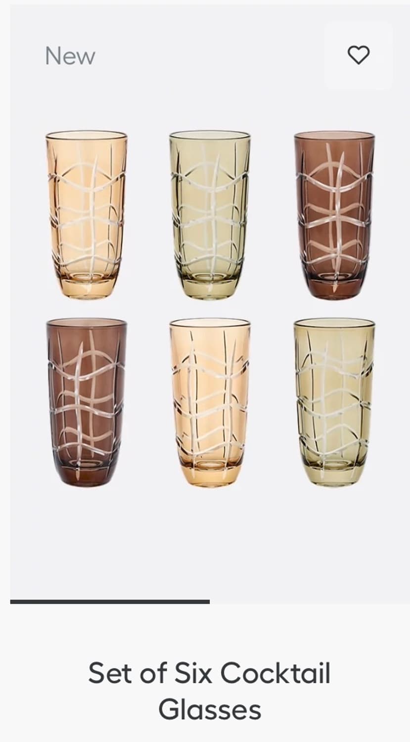 디올 리비에라 글라스 6P 새상품 상품이미지4