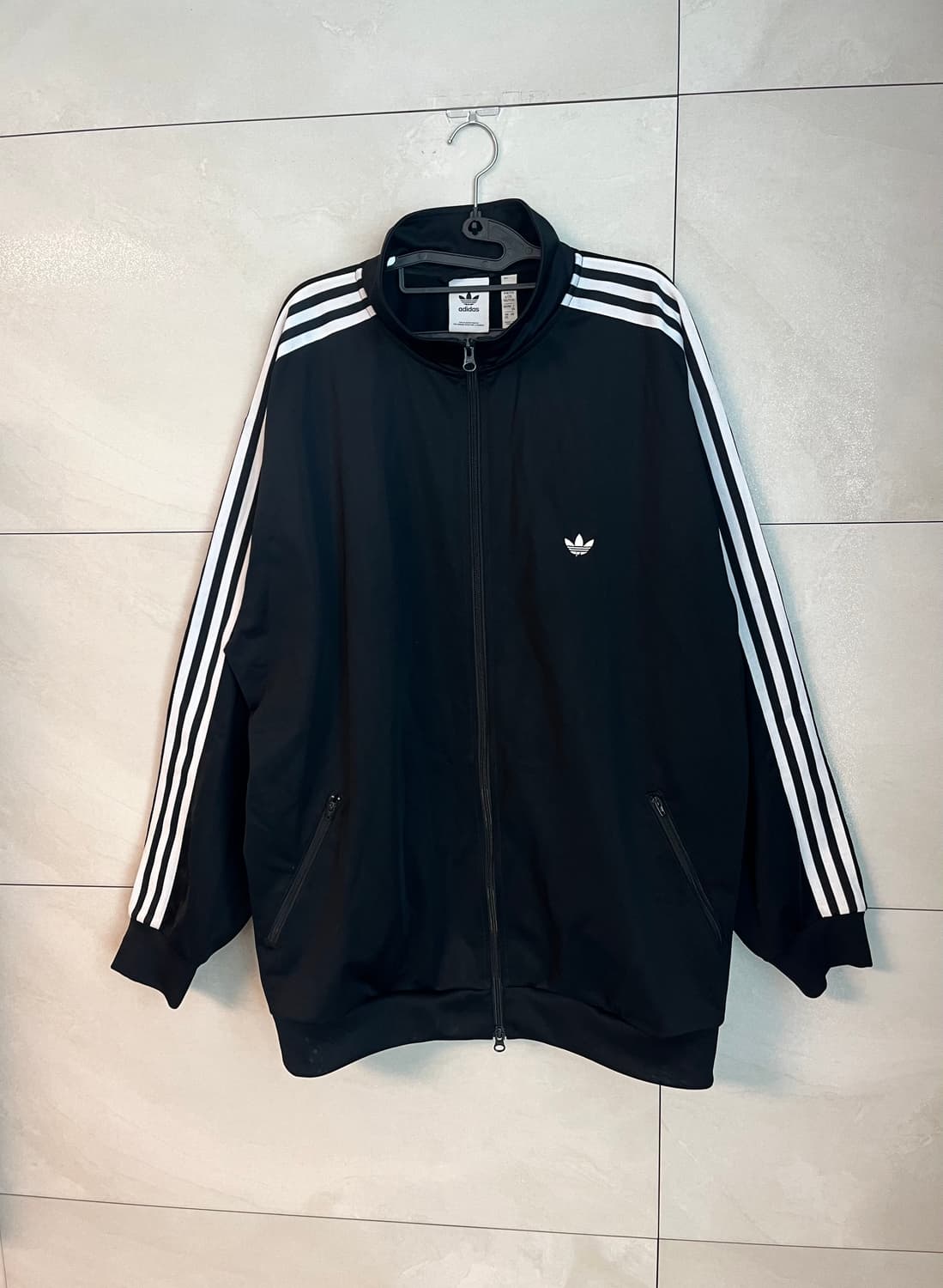 [루즈핏/2XL] 빅사이즈 아디다스 베켄바우어 져지 블랙 상품이미지3