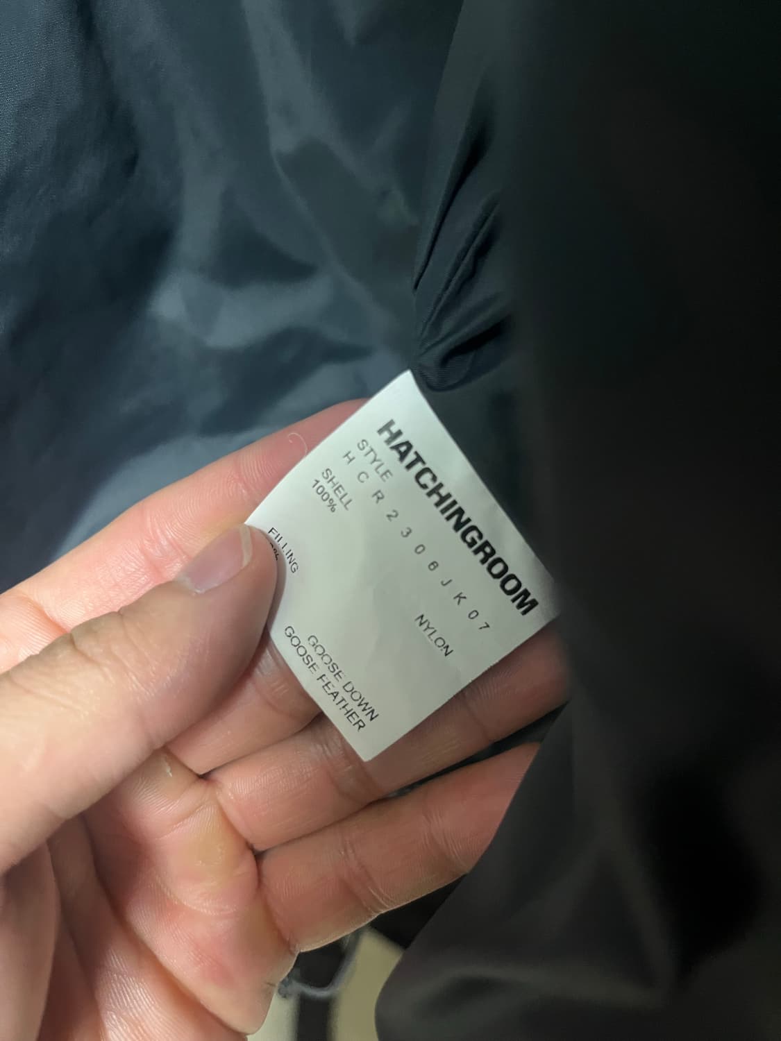 해칭룸 웹 구스다운 푸퍼자켓 블루 그레이 상품이미지4