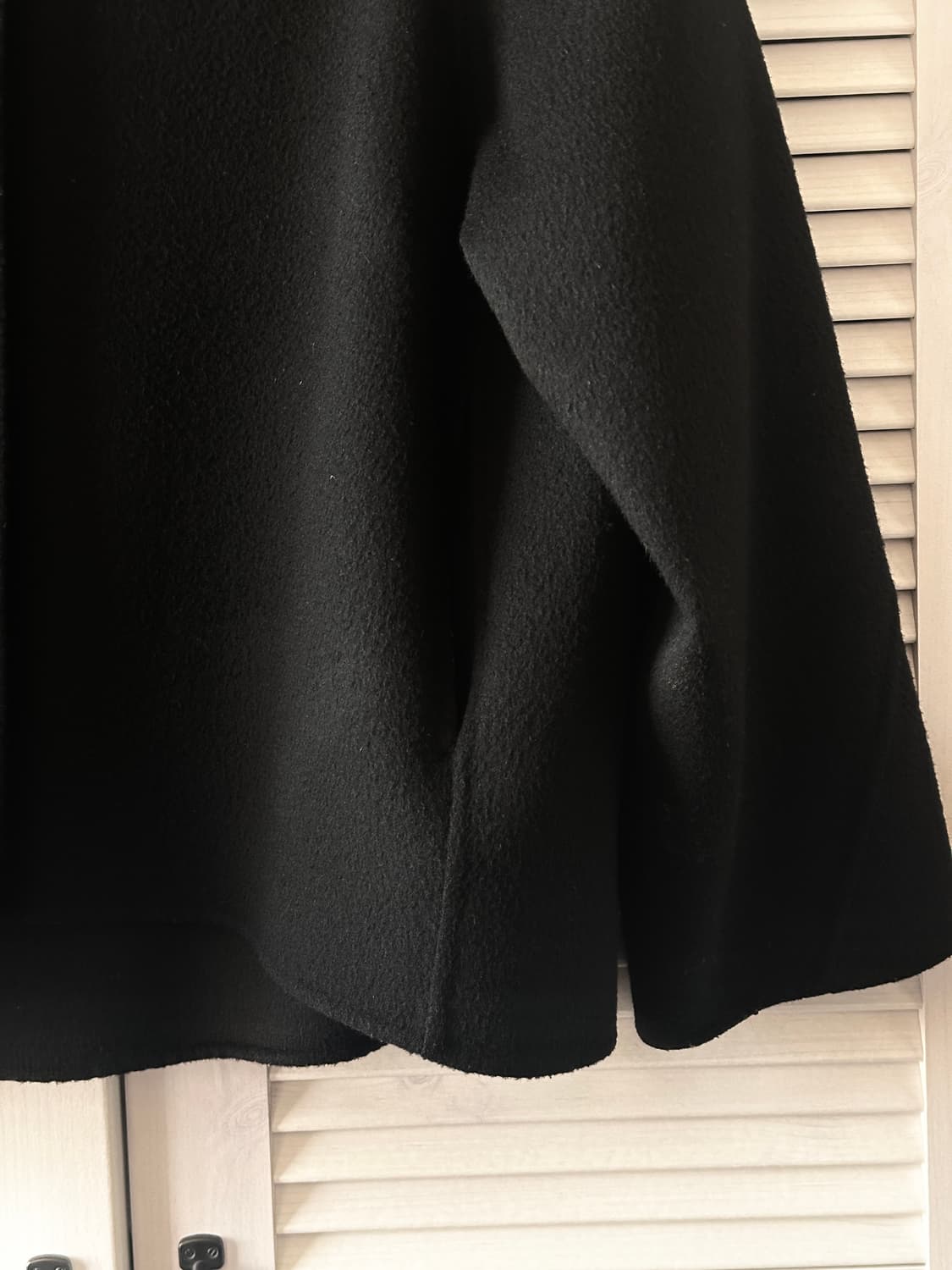 페미니크 Zip-up Half Handmade Coat (black) 상품이미지4