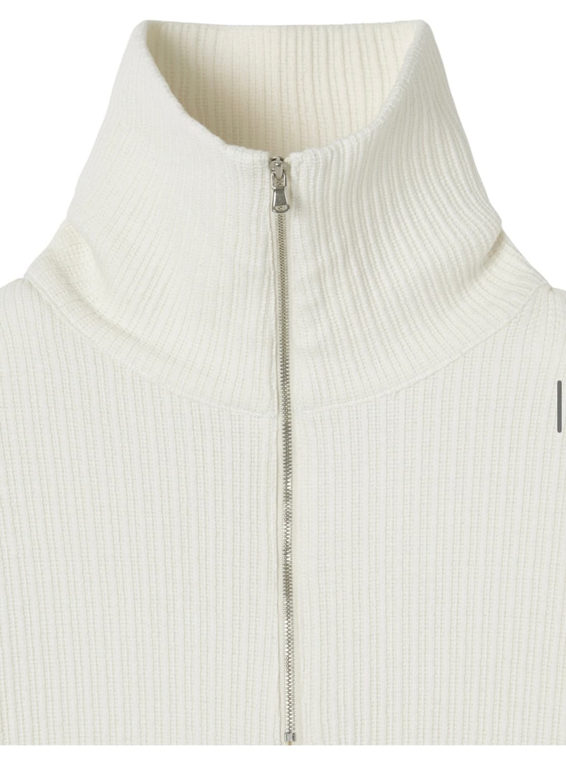 (새상품) 인사일런스 하프 집업 니트 크림 L 상품이미지3