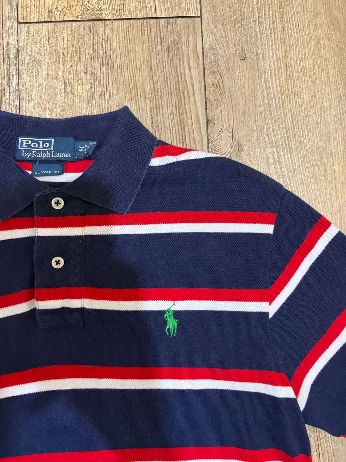 M) 폴로 랄프로렌 스트라이프 카라티 상품이미지3