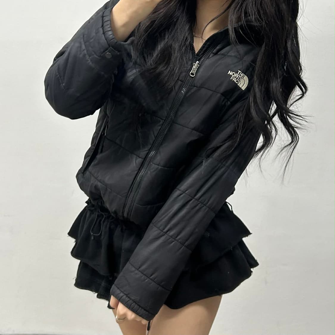 노스페이스 고프코어 블랙 경량 패딩 자켓(95) 상품이미지1