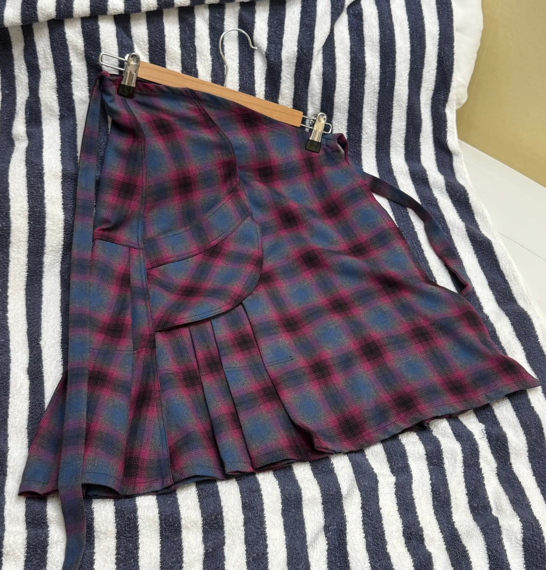 Safarispot Cattage Flannel Wrap Skirt  상품이미지6