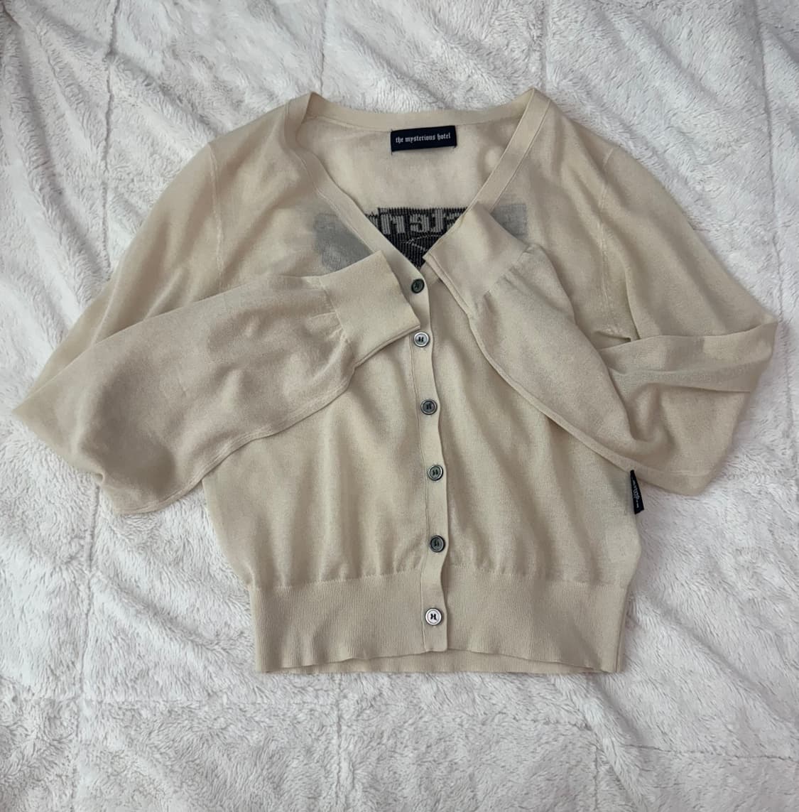 더미스테리어스호텔 시스루 가디건 상품이미지7