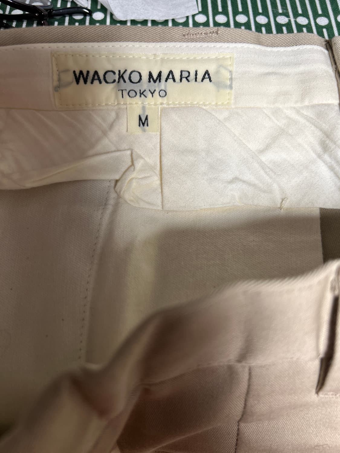 WACKO MARIA 와코마리아 포켓 자수 포인트 치노 반바지 M 상품이미지3