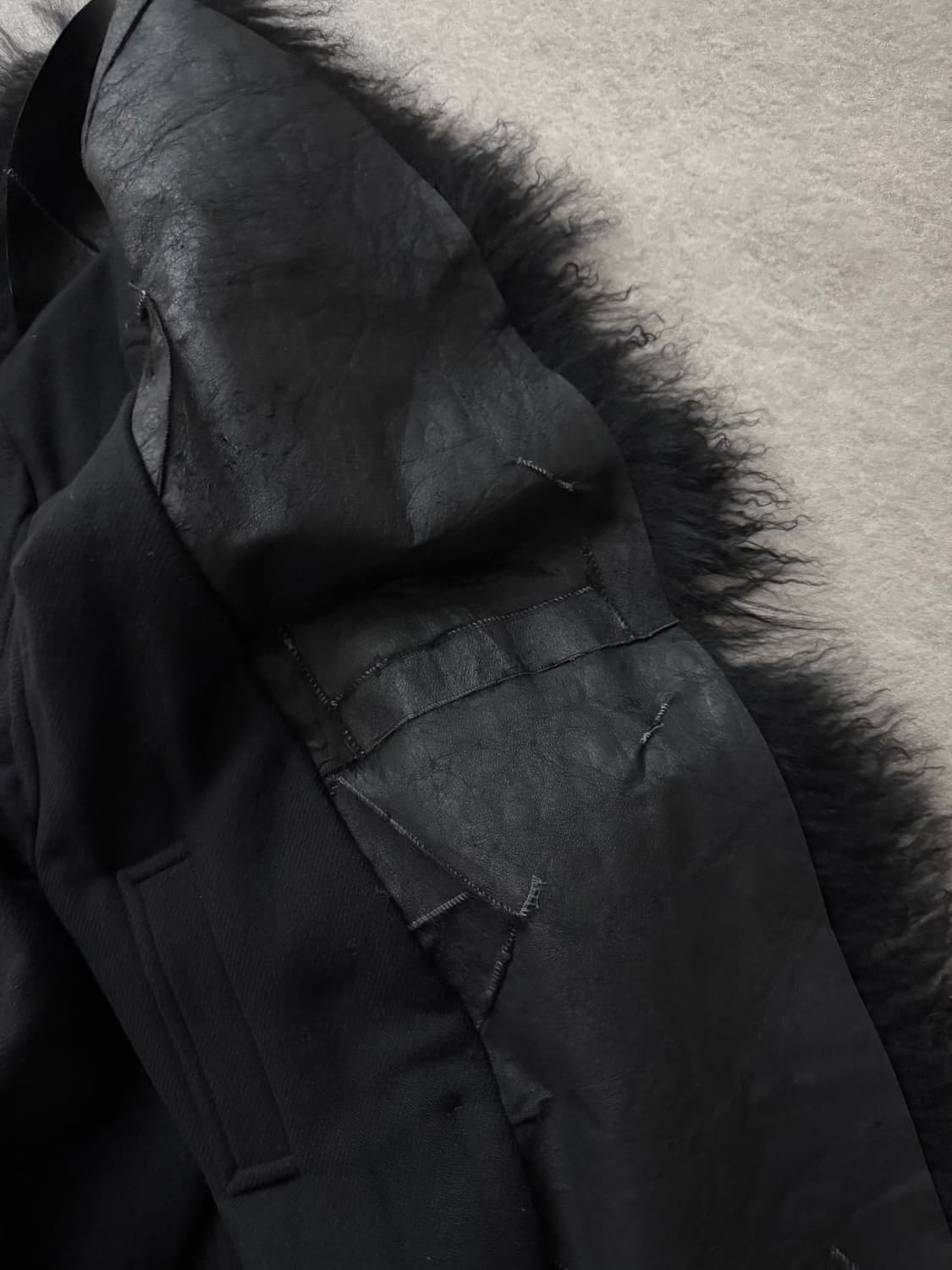 11FW 메종 마르지엘라 스티치 몽골리안 퍼코트 상품이미지5