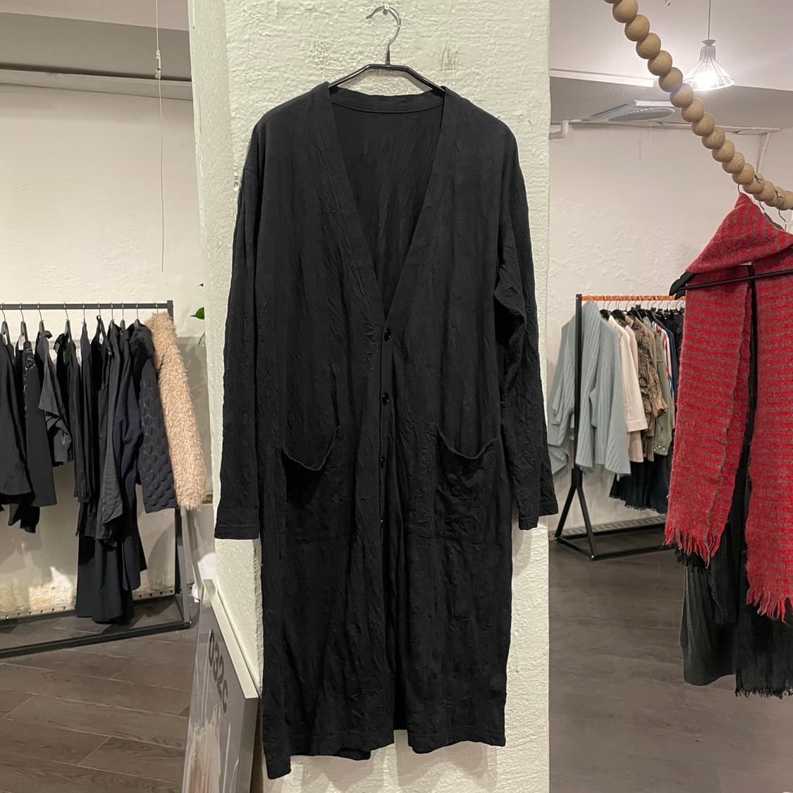 요지야마모토 주름가공 롱셔츠 상품이미지1