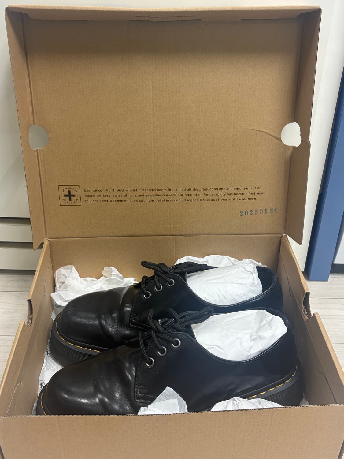 닥터마틴 클래식 1461 쿼드 더비슈즈 블랙 280 상품이미지1