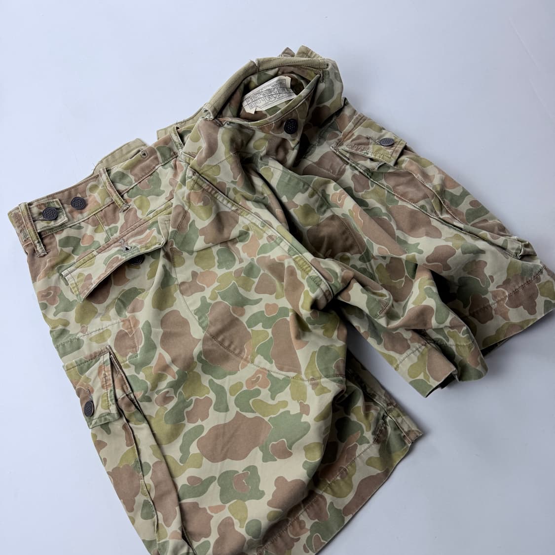 RRL 더블알엘 덕카모 코튼 하프팬츠 상품이미지4