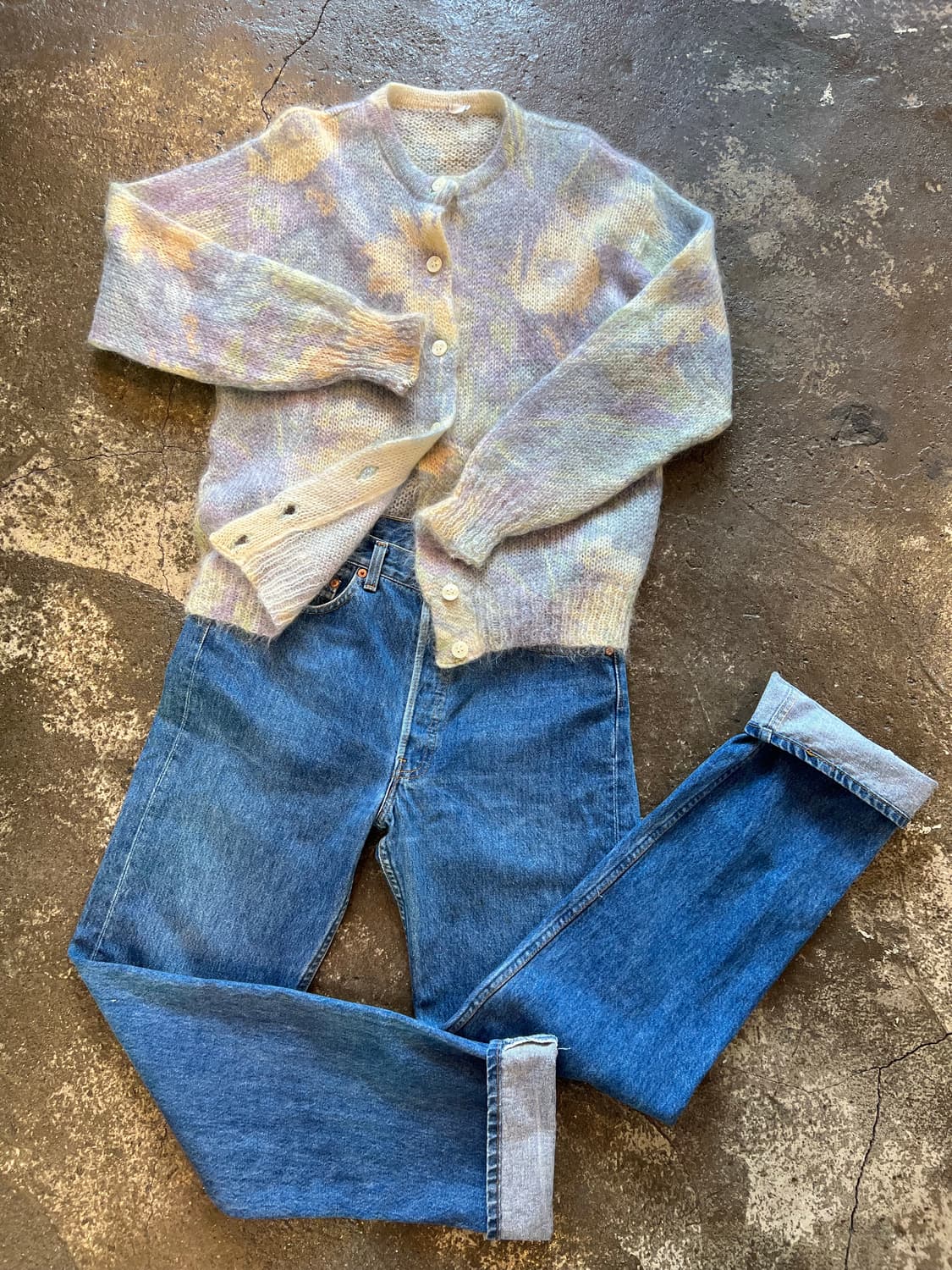 [JPN] 파스텔톤 모헤어 가디건 상품이미지1