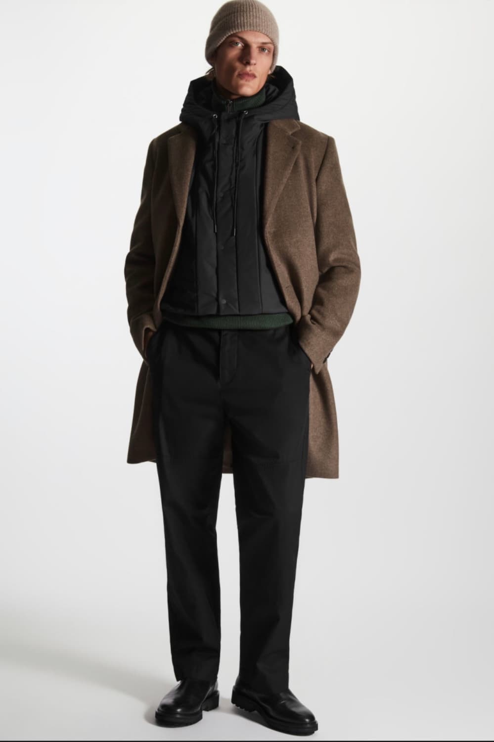 코스 버클사이드 패디드 후드 질레 상품이미지4